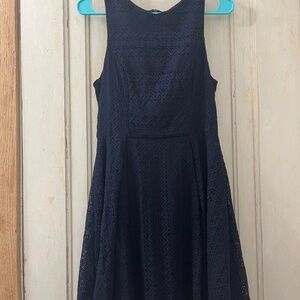Monteau Navy Lace Dress